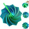 Tangdudu 14.5cm Fractal Fidget Hexagon 3D, Antistress Fidget Toys, Giocattolo Antistress Adulti e Bambini, Giochi Sensoriali Autismo, Giocattolo Sensoriale Geometrico Esagonale Colorato(Verde)