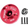 GPM Alluminio 7075-T6 Alloy Fixed Track Gear Mount for Traxxas 1/6 Funco Pro Scale 2WD Sand Car 8S-109076-4 Upgrades - Red