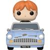 Funko Pop! Ride Super Deluxe: Harry Potter Chamber Of Secrets 20th - Ron Weasley With Car- Figura in Vinile da Collezione - Idea Regalo - Merchandising Ufficiale - Movies Fans