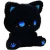 Generisch Peluche per gatti - Giocattolo per gattini | Cuscino di peluche realistico per gatti per bambini, dolce bambola di peluche Emo e morbido cuscino morbido, regalo delicato sulla pelle, per compleanno e