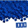 Simba 104114118 Blox, Bausteine 1000 Blaue Made in Italy, Set da 4 Pezzi, in Scatola, incl. Tazza di riempimento e 100% Compatibile con gettoni noti, Blu