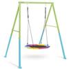 Intex 44112 - Altalena con Dondolo Nido Ottagonale, Acciaio, Grigio, 201x235x200 cm