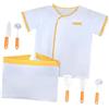 predolo Costume da Cuoco per Bambini, per Feste, Vestito da Cuoco per Bambini e Bambine dai 3 Anni in su