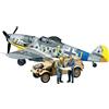 TAMIYA 25204 1:48 Dt. BF109 G-6 & camion 82 - Modellino di modello, kit di montaggio in plastica, riproduzione dettagliata