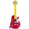 Bontempi | ElectroGroove - Chitarra Rock Elettronica per Vibrazioni Potenti e Ritmi Innovativi, Rosso e Giallo