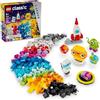 LEGO Set di giocattoli per costruire pianeti spaziali e creativi, giocattoli spaziali per bambini, ragazzi e ragazze, dai 5 anni in su, include alieni, razzi e mattoni fosforescenti - idea regalo di