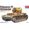 ACADEMY HOBBY MODEL KITS Academy Modellino Carro Armato - Flakpanzer IV Wirbelwind Scala 1:35 (Replaces ACA01333)
