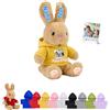 Generic Coniglietto Di Peluche Personalizzato Con Foto Testo, Bunny Stuffed Animal Peluche Di Pasqua Su Misura Come Regali Personalizzati Per Lei E Lui A Pasqua Natale E Compleanno, 35cm