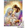 HWZAXPDER Set di puzzle da 1000 pezzi in cartone di alta qualità della Sacra Famiglia, gioco educativo antistress, divertente attività domestica, idea regalo perfetta, 70x50 cm/1000 pezzi