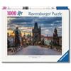 Ravensburger - Puzzle 1000 Pezzi The Walk Across The Charles Bridge | Puzzle Per Adulti E Tutta La Famiglie | Dimensione Di 70x50 Cm | Regalo Adulti | Regali Natale