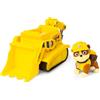 Paw Patrol, Bulldozer di Rubble, Veicolo e Personaggio Rubble, Giochi Bambini, 3+ Anni
