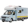 SYYANFEI Modellino Realistico Auto 1:32 Per Camper Lusso Modello Auto Giocattolo Camper Furgone Turistico Collezione Esposizione Regalo Per Ragazzo Giocattolo(Blu)