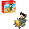 PAN Tasy Pantasy Astro Boy - Aereo da costruzione da collezione, 12,8 x 12,8 x 12,8 cm, colore: Verde e giallo