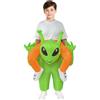 A2Z 4 Kids Costume gonfiabile per Halloween da alieno per bambini e bambine, costume per Halloween, scuola, feste, festival, con ventola, batteria e USB, taglia unica per 8-12 anni