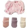 niannyyhouse 15 cm 20 cm peluche vestiti pantaloncini leggings ispessiti calzini a coste, morbido peluche farcito (a2, 20 cm)