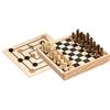 Philos 3094 - Combinazione mulino a scacchi, mini gioco da viaggio, gioco compatto