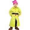 Pegasus COSTUME SETTE NANI BIANCANEVE VESTITO CARNEVALE (3/4 ANNI, CUCCIOLO)