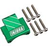 INJORA Rear Axle Truss Upper Link Mount Accessori CNC in Alluminio per Axial SCX24 C10 JLU Gladiator Bronco Upgrade Part(Verde)