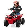 RELAX4LIFE Macchina Elettrica per Bambini, Veicolo a Batteria 12V con Luci LED, 2 Velocità, Clacson, Musica, Sedile Ampio, Veicolo Giocattolo a 4 Ruote per Bambini e Bambine 3 Anni + (ROSSO)