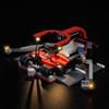 BrickBling Set di luci a LED pit compatibile con Lego F1 Stop & Pit Crew con Ferrari Car 60443 (senza modello), illuminazione decorativa