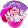 KORAT - Uovo Sorpresa Unicorno per Bambina Kit Scuola, Bellezza, Make Up, Disegno o Music Grande Uovo Rosa con Zaino e Accessori Unicorni Pasqualone Idea Regalo Compleanno Pasqua (Unicorno Make - Up)