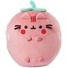 GUND Pusheen Squisheen - Peluche a forma di fragola, per bambini dagli 8 anni in su, rosa, 28 cm
