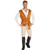 dressforfun Costume da Uomo - Contadino Medievale | Camicia a Manica Lunga, Panciotto e Comodi Pantaloni (S | No. 301225)