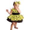 Generico Vestiti Carnevale Bambina Set Cavernicolo Costume per età della Pietra Costume Vestito Halloween Bambina 6 Mesi - 12 Anni con Bone Fiocco Fascia Costumi Halloween