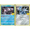 Pokémon Dialga & Palkia - Lotto di carte di celebrazione Pokemon - Legendary Holo Foil - 020/025 & 004/025