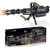 JOMIOD Technical Arma da sparo, set di mattoncini da costruzione, 1422 mattoncini da costruzione Gatling, modello di fucile con funzione di tiro e motore, armi militari MOC compatibili con armi Lego