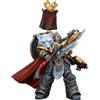 JOYTOY Warhammer 40K 1/18 Action Figure Space Wolves Legion Praetor con ascia elettrica e scudo da combattimento, modello da collezione, 12,4 cm