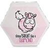 NICI Cuscino a forma di diamante con l'unicorno Pink Diamond - Soffici guanciali con unicorni per bambine, bambini e neonati - Cuscini di peluche, Theodor & Friends, 30 x 25 cm