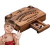 Generic Planchettes - Mini tavola Ouija in legno per spiriti, da collezione occulta per altari, forniture, idee regalo gotiche e per la casa spettrali, kit leggero e tascabile