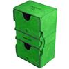Gamegenic Asmodee Gamegenic GGS20029ML Stronghold 200-Card Convertible Deck Box, Green