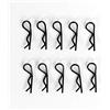 partCore Carrozzeria Clip Clips 30 mm Nero per RC Car 1:5 1:6 10 Pz Partcore