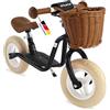 PUKY LR M CLASSIC Nero | Bicicletta de equilibrio dai 2 anni | Giocattolo senza pedali bambini | Balance Bike | Monopattino retrò con cestino sul manubrio e cavalletto | Manubrio e sella regolabili