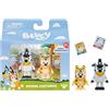 Giochi Preziosi - Bluey E Bingo Articolati, Personaggi Alti Tra I 5 E 7 Cm Con Accessori, Tema Festa Con Costumi Da Animali, Per Bambini A Partire Dai 3 Anni