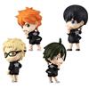 Zhongkaihua 4 statuette Haikyuu Hinata Shoyo con tappo di noodle in PVC, per casa, scrivania, auto, decorazione, regalo di compleanno per i fan, 7 cm