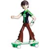 BANDAI Ben 10, statuetta da collezione, Ben con lo skateboard (16 anni), 10 cm