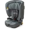 Foppapedretti Progress I-Size, seggiolino auto per bambini da 76 a 150 cm di altezza, 15mesi-12 anni, conforme ECE R129, Silver
