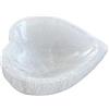 SZLIFE Ciotola in selenite a forma di cuore per uomo e donna, ornamenti rilassanti, novità, regalo di compleanno, centrotavola da tavolo, ciotola di ricarica, 12 Cm