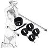TRQOYTU Spreader Bar Bondage Manette Polsini Alla Caviglia Set BDSM Divaricatore Per Gambe Ritenuta Giocattolo Erotico Per Coppie Donne Uomini