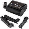 Dinamicamed ® Premium 6.0 Pressoterapia Linfodrenaggio Professionale Digitale Compact, Pressoterapia per Casa con 6 Programmi, Massaggio Linfodrenante 6 Camere Gambali XL e Bracciale