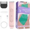 Generico Depilatore per Bikini | Epilatore Impermeabile | Body Groomer Ricaricabile Portatile a Doppia Testa per Casa Viaggio Ascelle Zona Intima Bikini