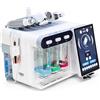 Generic Hydra Diamond, piccola macchina a bolle 8 in 1, dispositivo idrofacciale per la cura della pelle del viso, soluzione con scrubber RF EMS
