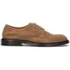 DOUCAL'S Stringata uomo marrone in suede