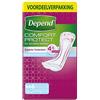 Depend Incontinenza e perdita di urina - Donne - Bendaggio normale Plus - 72 pezzi - Confezione benefica