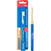 Feel Natural Spazzolino da denti a vite in alluminio blu - morbido - Feel Natural