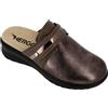 Hergos, Pantofola donna, Fascia regolabile, Plantare estraibile (Marrone, Taglia unica, Sistema Taglie Calzature EU, Adulto, Numero, Media, 39)