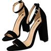 Life&Women Scarpe Sandali Tacco Alto Donna Punta Aperta High Heels Alto Lavoro Festa Elegante Scarpe de Décolleté a Sandali Altissimi con Plateau e Fibbia della Cintura Taglia 9.5 CM 34-43 EU